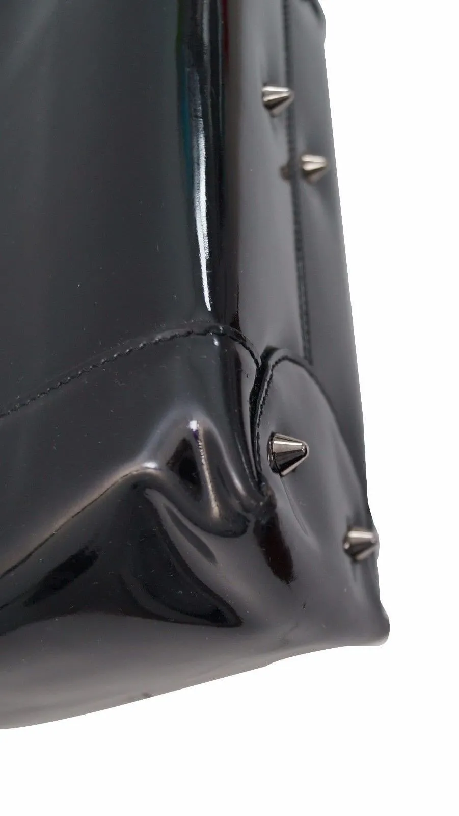 Christian Dior Handbags - Maris Pearl Black Patent Leather Bag