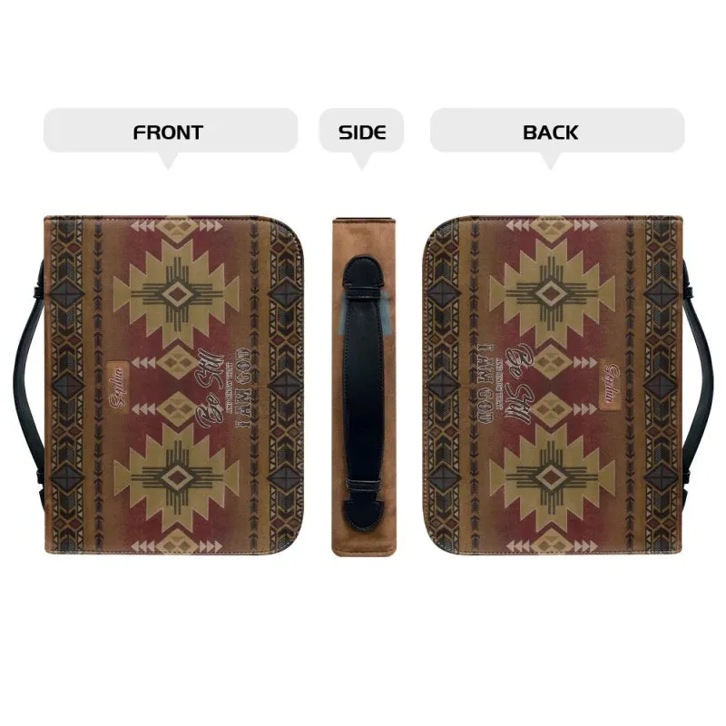 Christianartbag Bible Cover - Intage Hand-woven Southwest Lacing Design Personalized Bible Cover - Personalized Bible Cover - Christmas Gift - CABBBCV01080923.