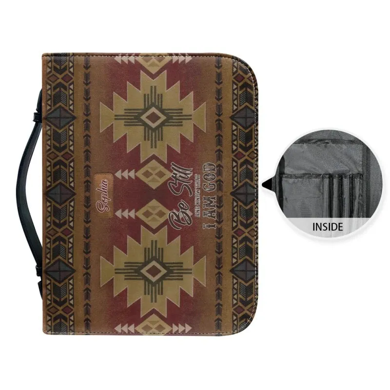 Christianartbag Bible Cover - Intage Hand-woven Southwest Lacing Design Personalized Bible Cover - Personalized Bible Cover - Christmas Gift - CABBBCV01080923.