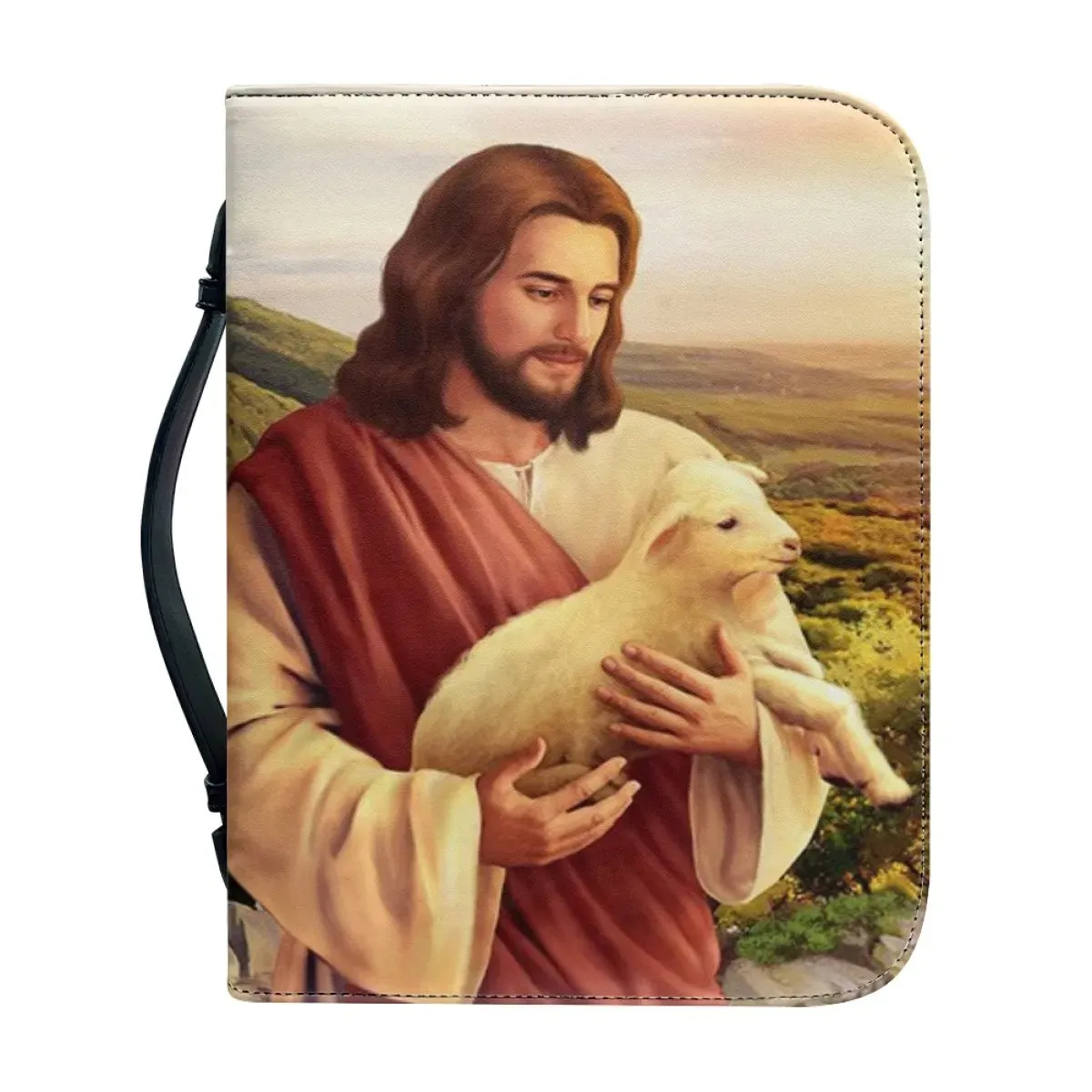 Christianartbag Bible Cover, Jesus Printed Customized Bible Cover, Personalized Bible Cover, Gifts For Men, Christmas Gift, CABBBCV05290723