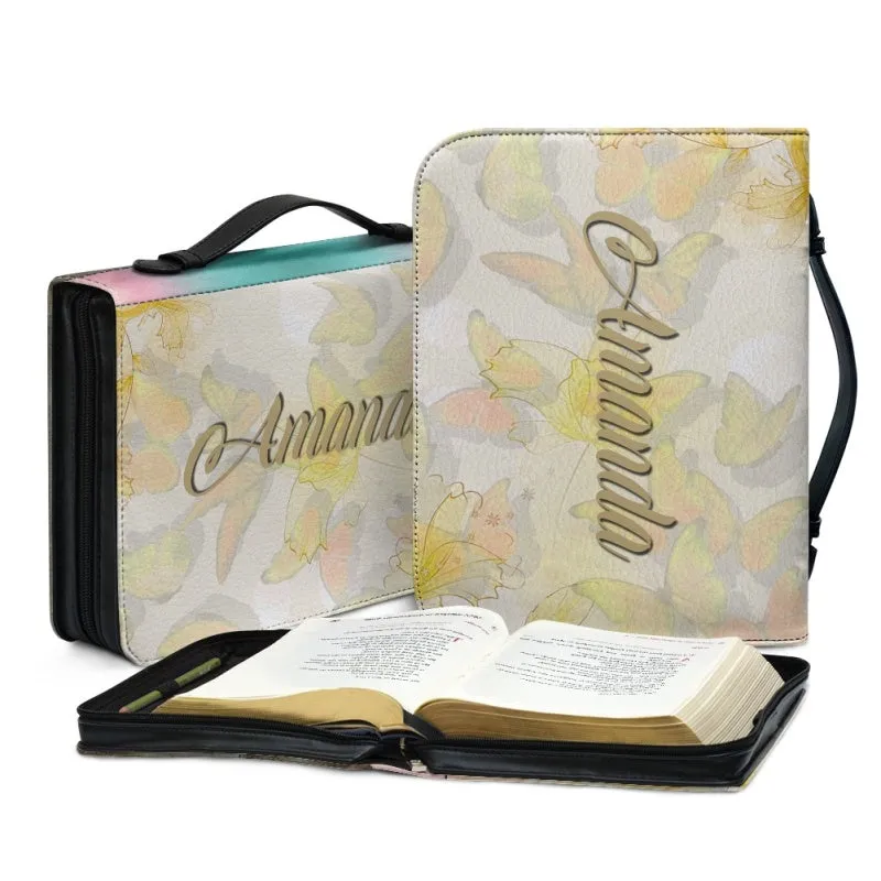 Christianartbag Bible Cover, To My Daughter From Mom Bible Cover, Personalized Bible Cover, Art Design Bible Cover, Christian Gifts, CAB16071223.