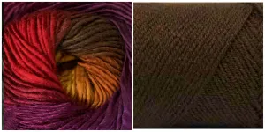 COFFEE   ORCHID - Embossed Phoenix Scarf KIT