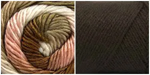 COFFEE   ROSE SHADES - Calla Lily Shawl KIT