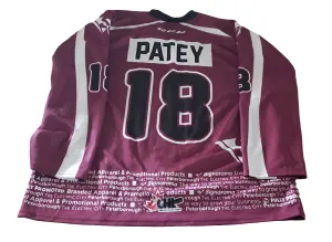 Cole Patey 2021-22 team Issued warm-up jersey