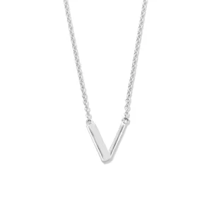 Collier avec motif - Or Blanc, Diamants (066256/A)