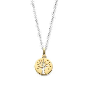 Collier Naiomy Arbre de vie - Plaqué Or et Argent (N3O56)