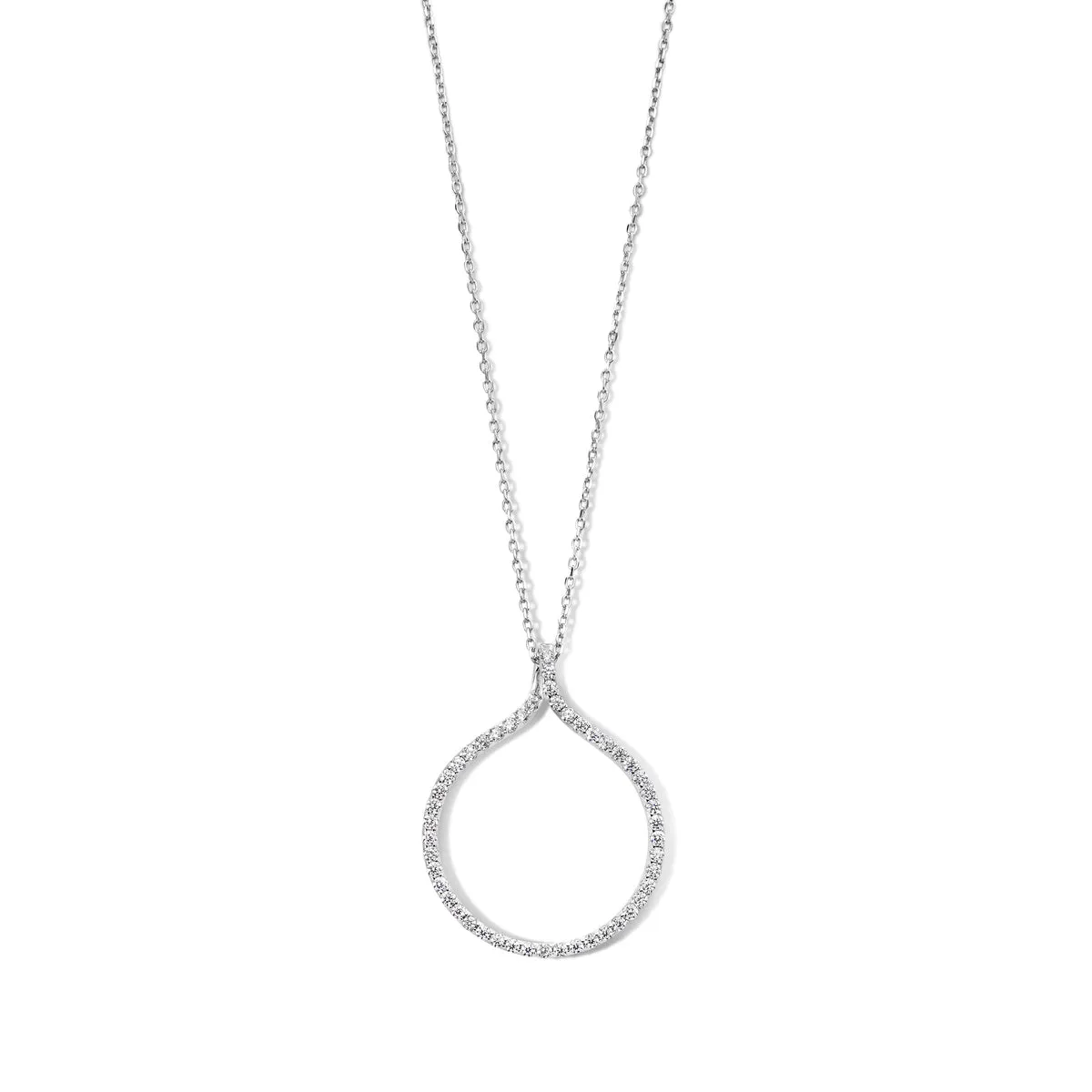 Collier Naiomy - Argent et zircons (N3T53)