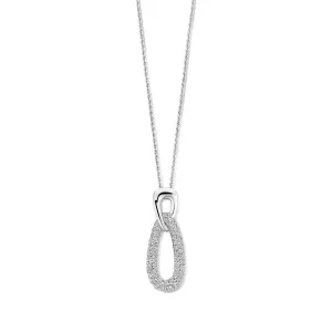 Collier Naiomy - Argent et zircons (N4O58)
