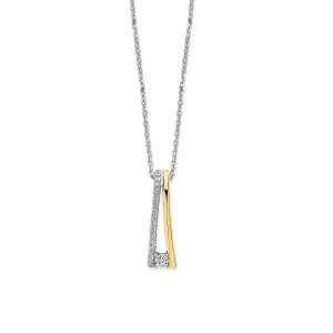 Collier Naiomy - Plaqué or et zircons (N4U52)