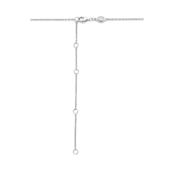 Collier TI SENTO - Argent Bicolore et Zircons (34044ZY)