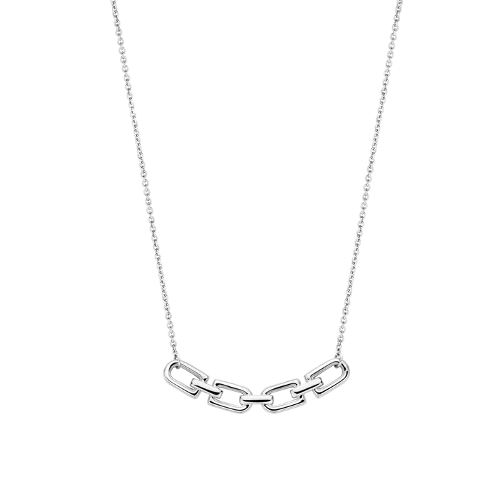 Collier TI SENTO - Argent Bicolore et Zircons (34044ZY)