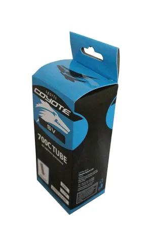 Coyote 700 x 28c (27" x 1 1/4") Road Bike Inner Tube - Schrader / Car Valve