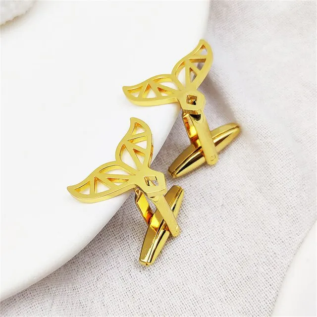 Cufflinks for Men: Whale Fin