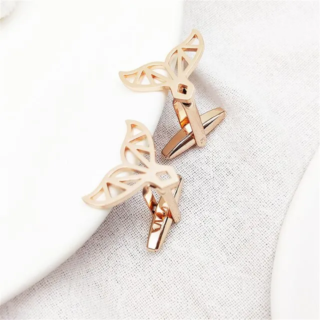 Cufflinks for Men: Whale Fin