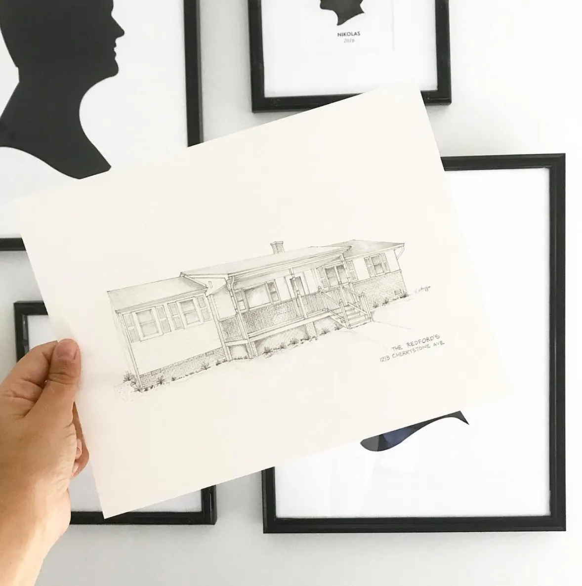 Custom House Illustration - Pencil
