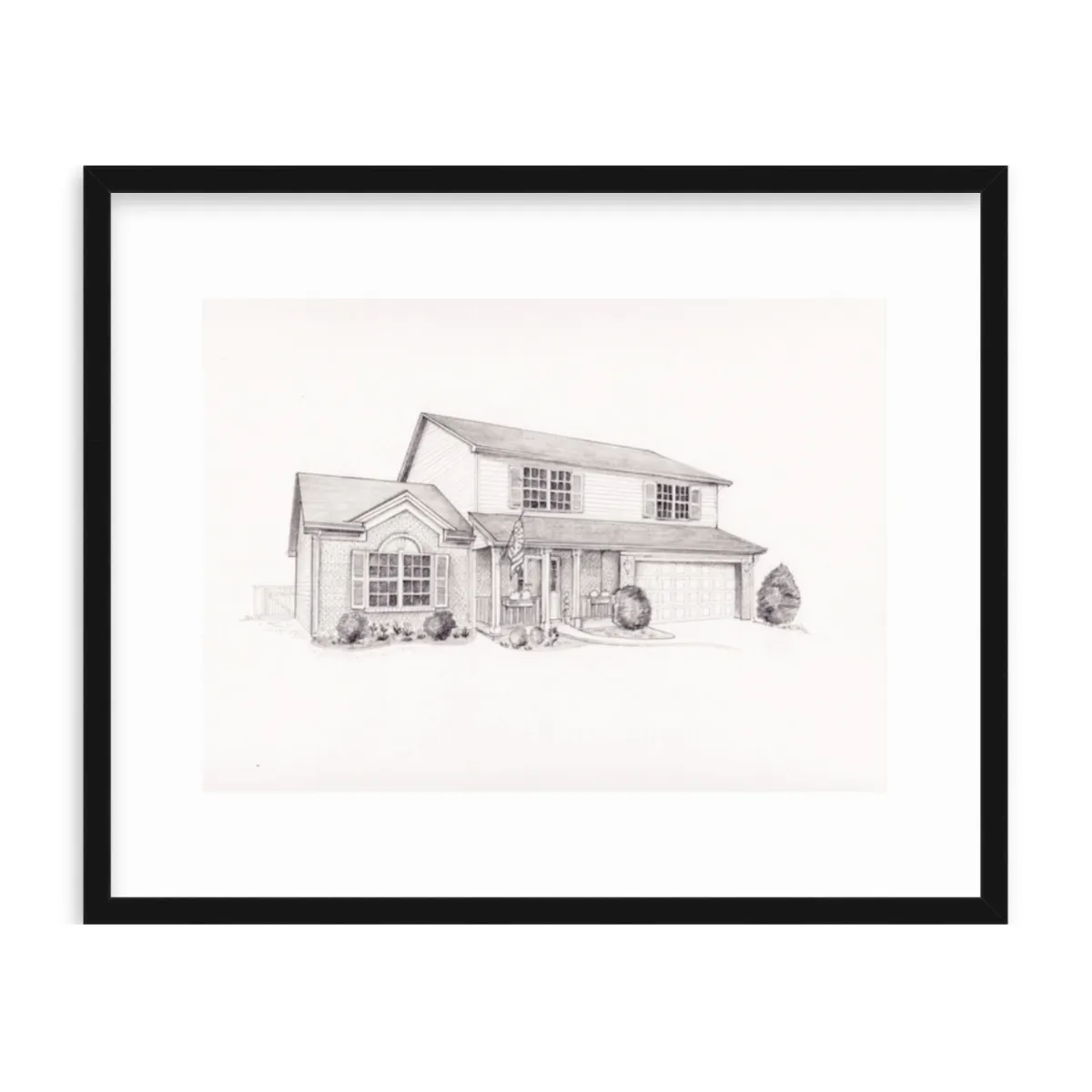 Custom House Illustration - Pencil