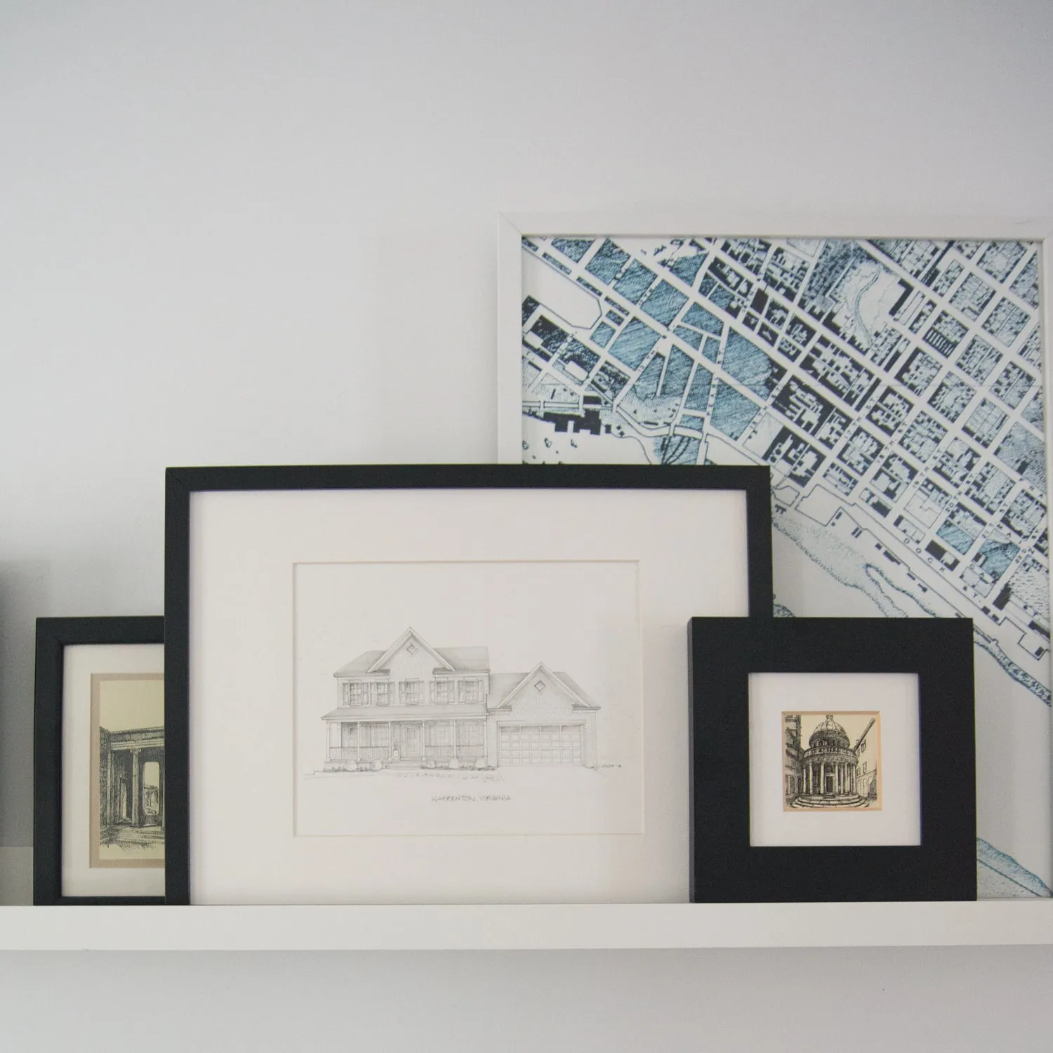 Custom House Illustration - Pencil