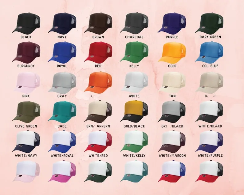Custom Trendy Trucker Hat-I Love Not Camping Edition