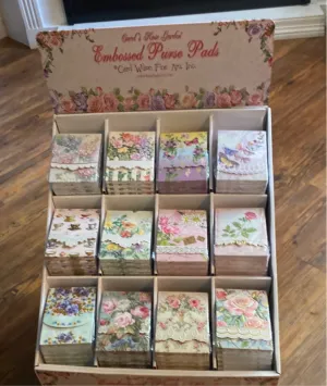 CW-Embossed Purse Note Pads (Gina B’s)