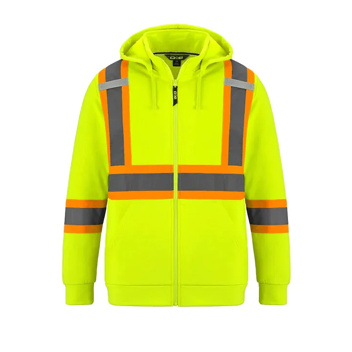 CX2 Infinity  – Hi-Vis Full Zip Polyester Fleece Hoodie - Style L01380