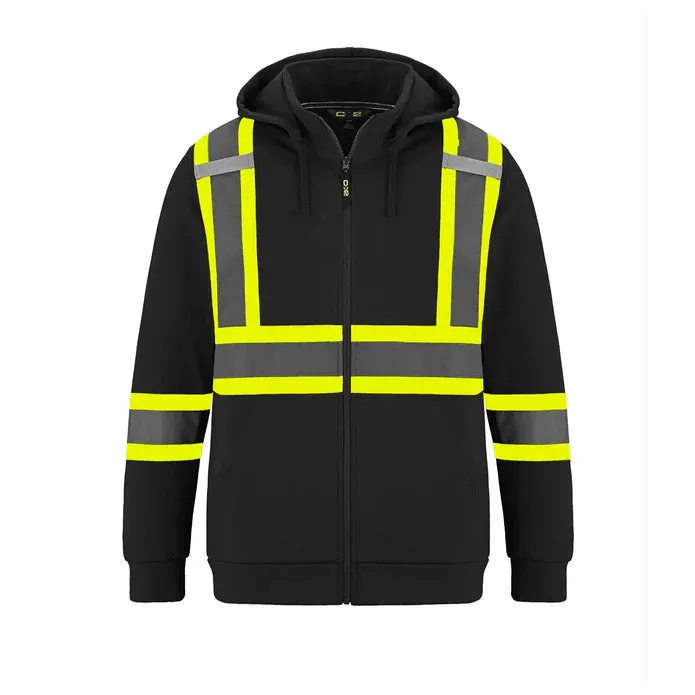 CX2 Infinity  – Hi-Vis Full Zip Polyester Fleece Hoodie - Style L01380
