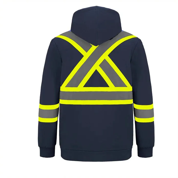 CX2 Infinity  – Hi-Vis Full Zip Polyester Fleece Hoodie - Style L01380