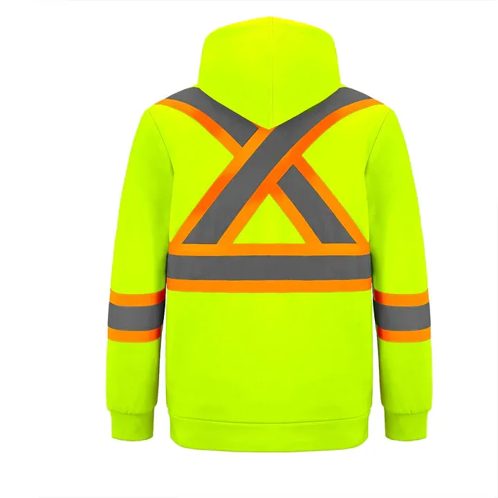CX2 Infinity  – Hi-Vis Full Zip Polyester Fleece Hoodie - Style L01380