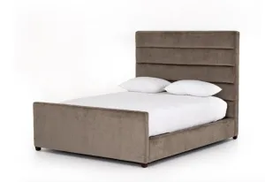 DAPHNE KING BED, SAGE WORN VELVET