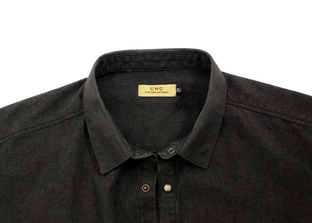 Dark gray cotton shirt