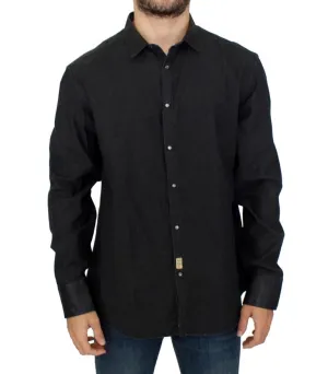 Dark gray cotton shirt