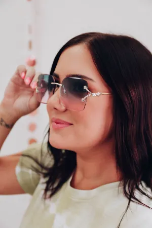 Dazey Sunglasses - Green & Pink