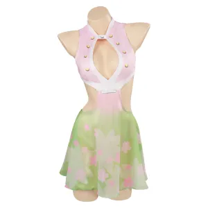 Demon Slayer Blade Kanroji Mitsuri Cosplay Original Swimsuit Party Disguise Suit