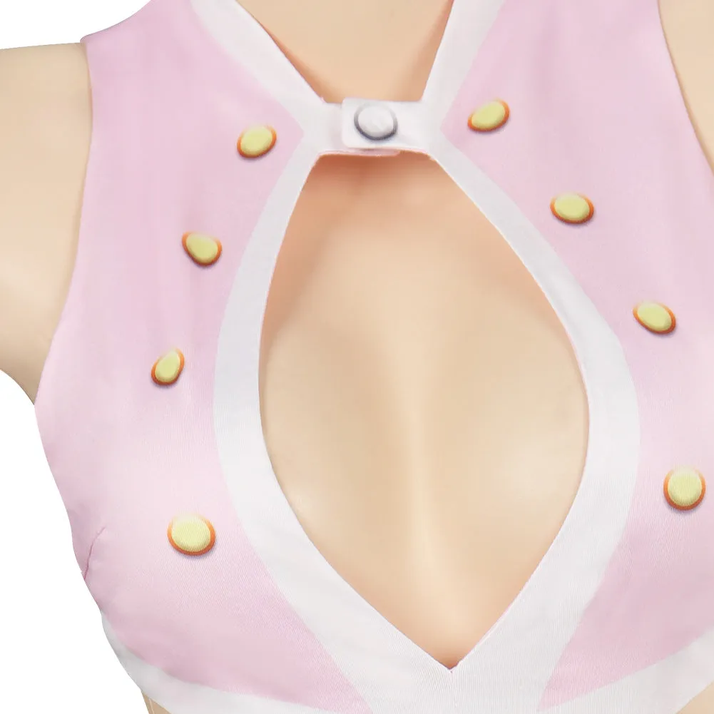 Demon Slayer Blade Kanroji Mitsuri Cosplay Original Swimsuit Party Disguise Suit