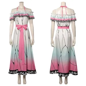 Demon Slayer Kochou Shinobu Cosplay Costume Dress  Outfits Halloween Carnival Suit