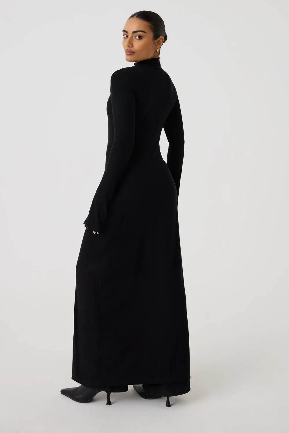 Diagonal Button Dress