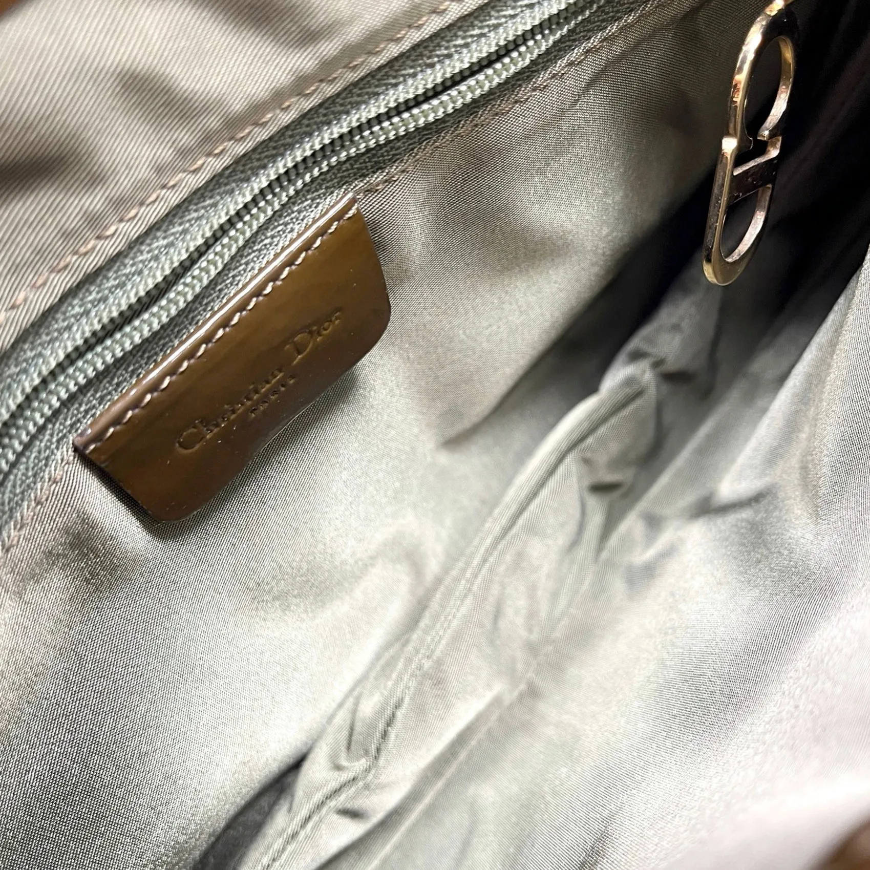 Dior Camo Double Saddle