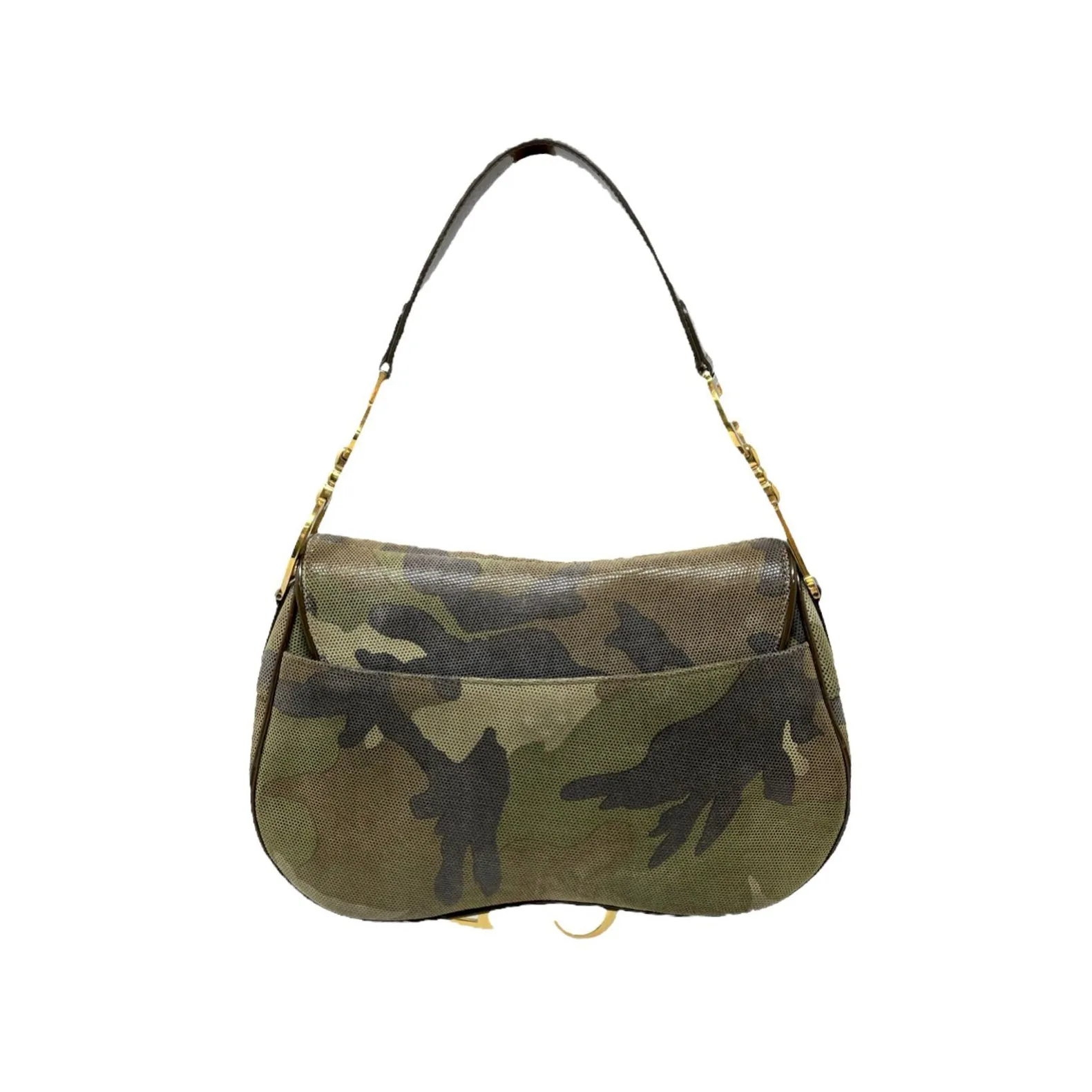Dior Camo Double Saddle