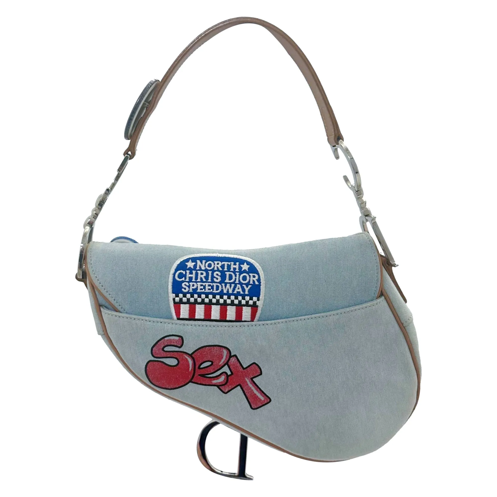 Dior Denim ‘Miss Diorella’ Saddle Bag