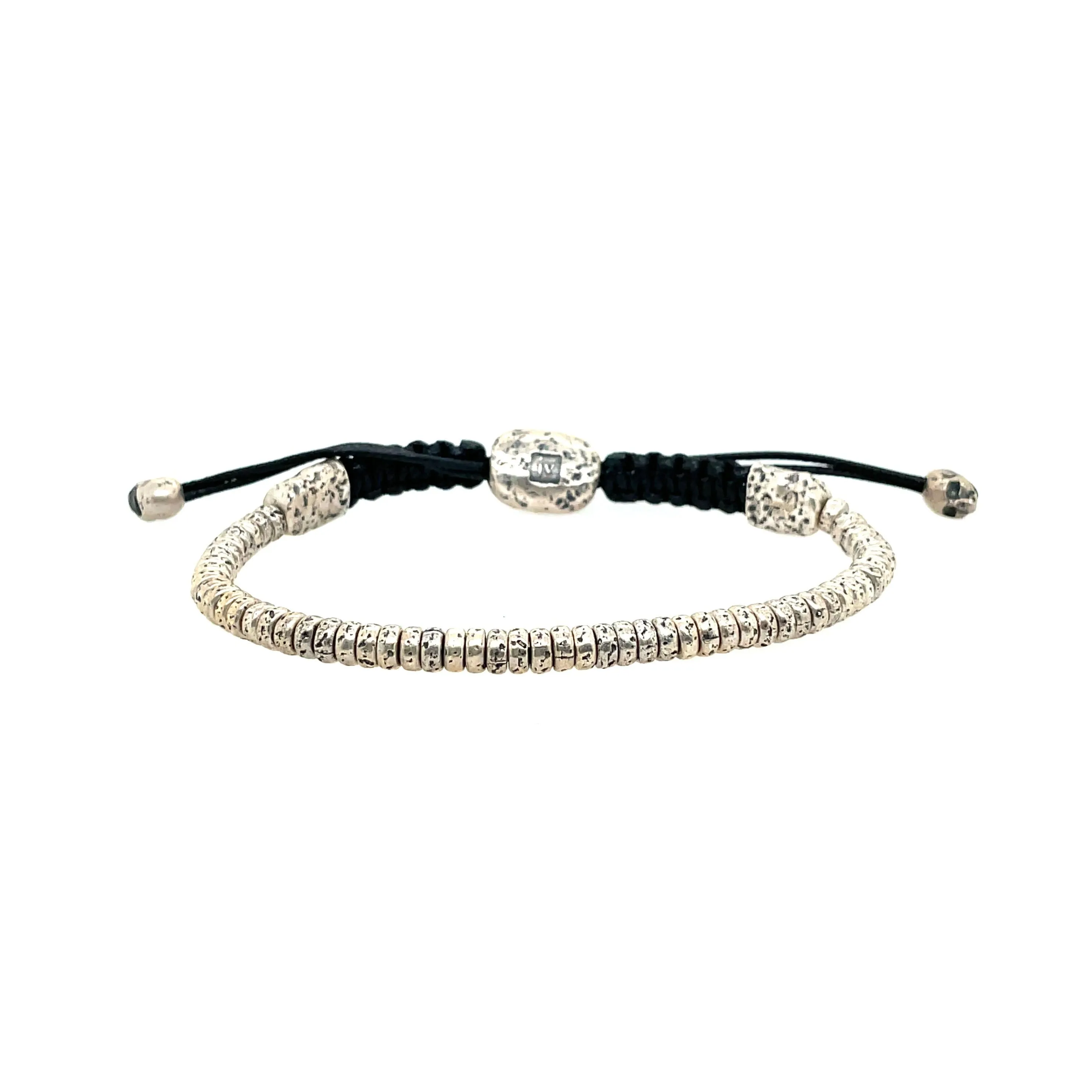 Distressed Beaded Bracelet