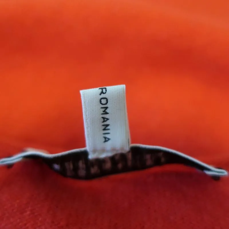 Dorothee Schumacher Cashmere Tee Poppy Size 1 Short Sleeve Sweater Top