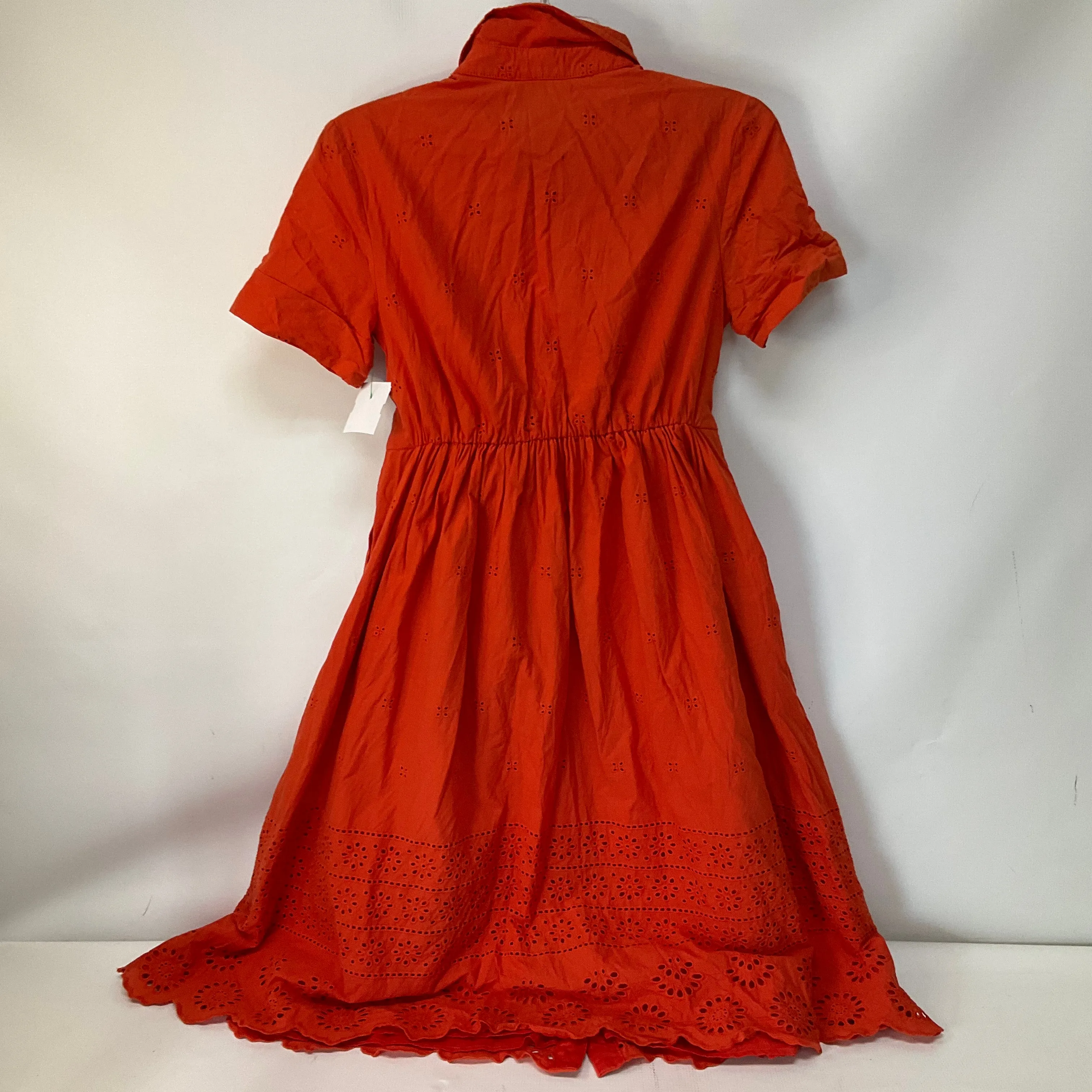Dress Casual Midi By Kate Spade In Orange, Size: Xs