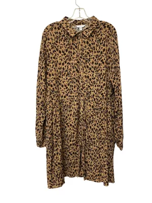 Dress Casual Short By Time And Tru In Animal Print, Size: 22