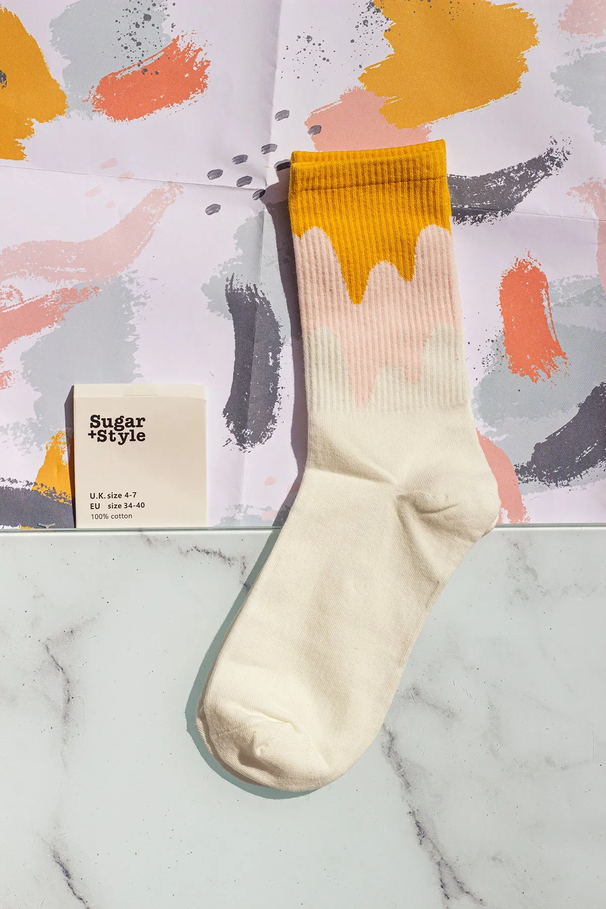 Drippy Top Socks