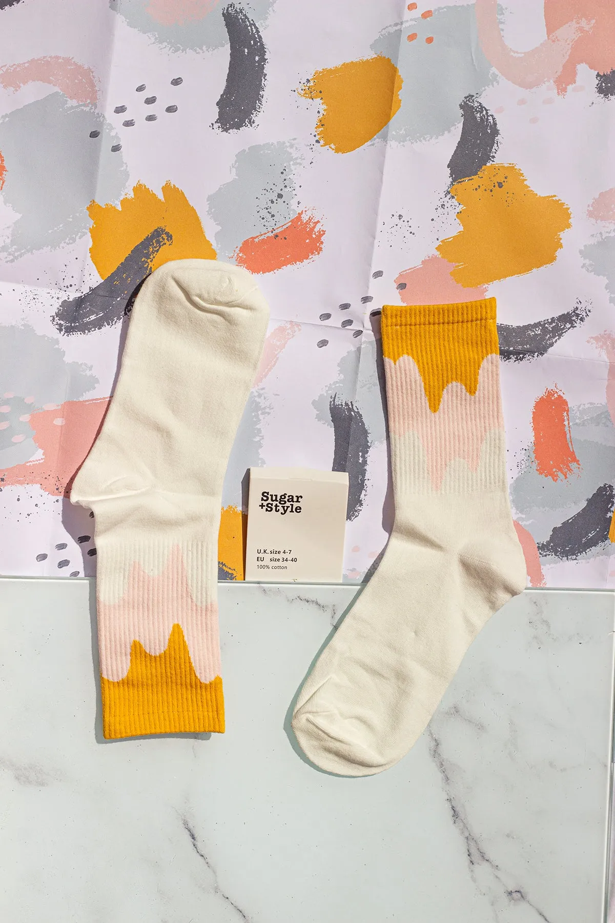 Drippy Top Socks