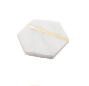 Dwell Marble Home Coaster - Grey