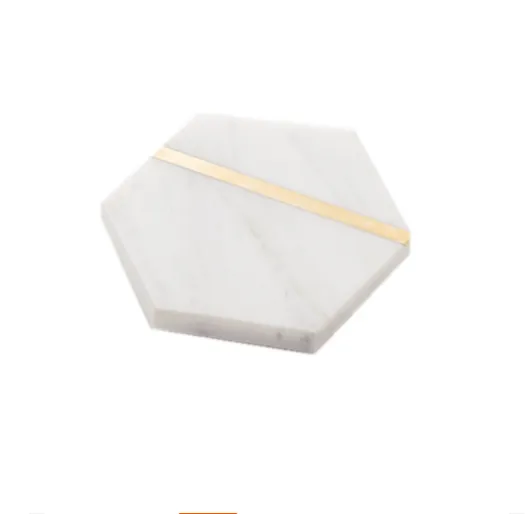Dwell Marble Home Coaster - Grey