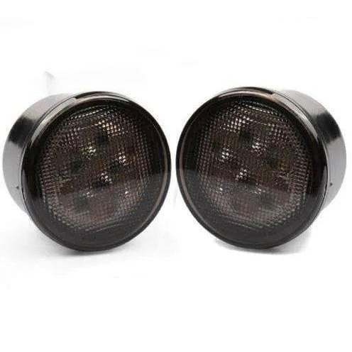 Eagle Lights 8700TS Smoked Amber LED Turn Signals for Jeep Wrangler