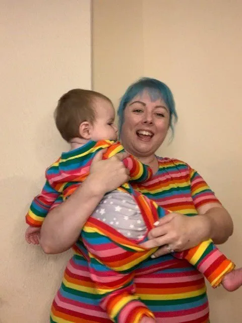 Easy Change Rainbow Babygrow