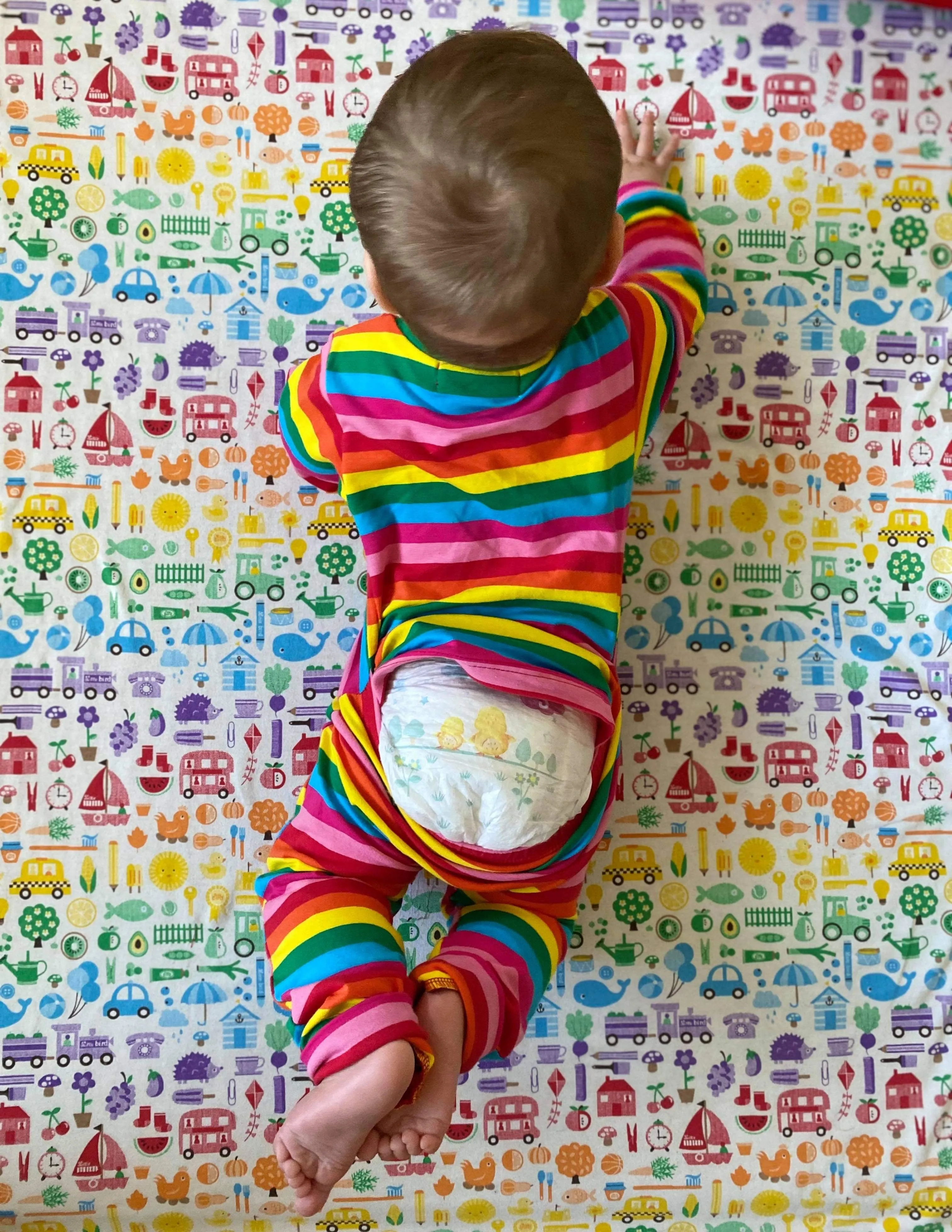 Easy Change Rainbow Babygrow