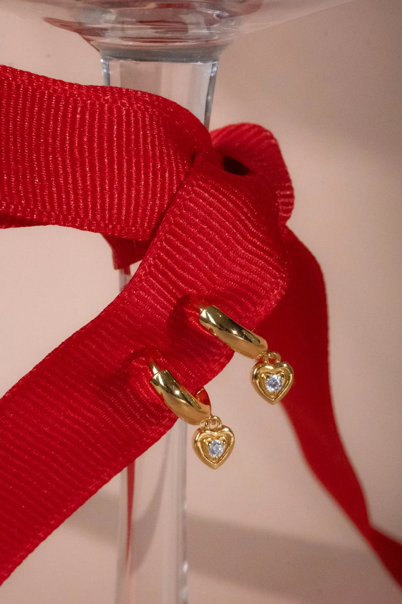 Ella Bold Heart Hoops